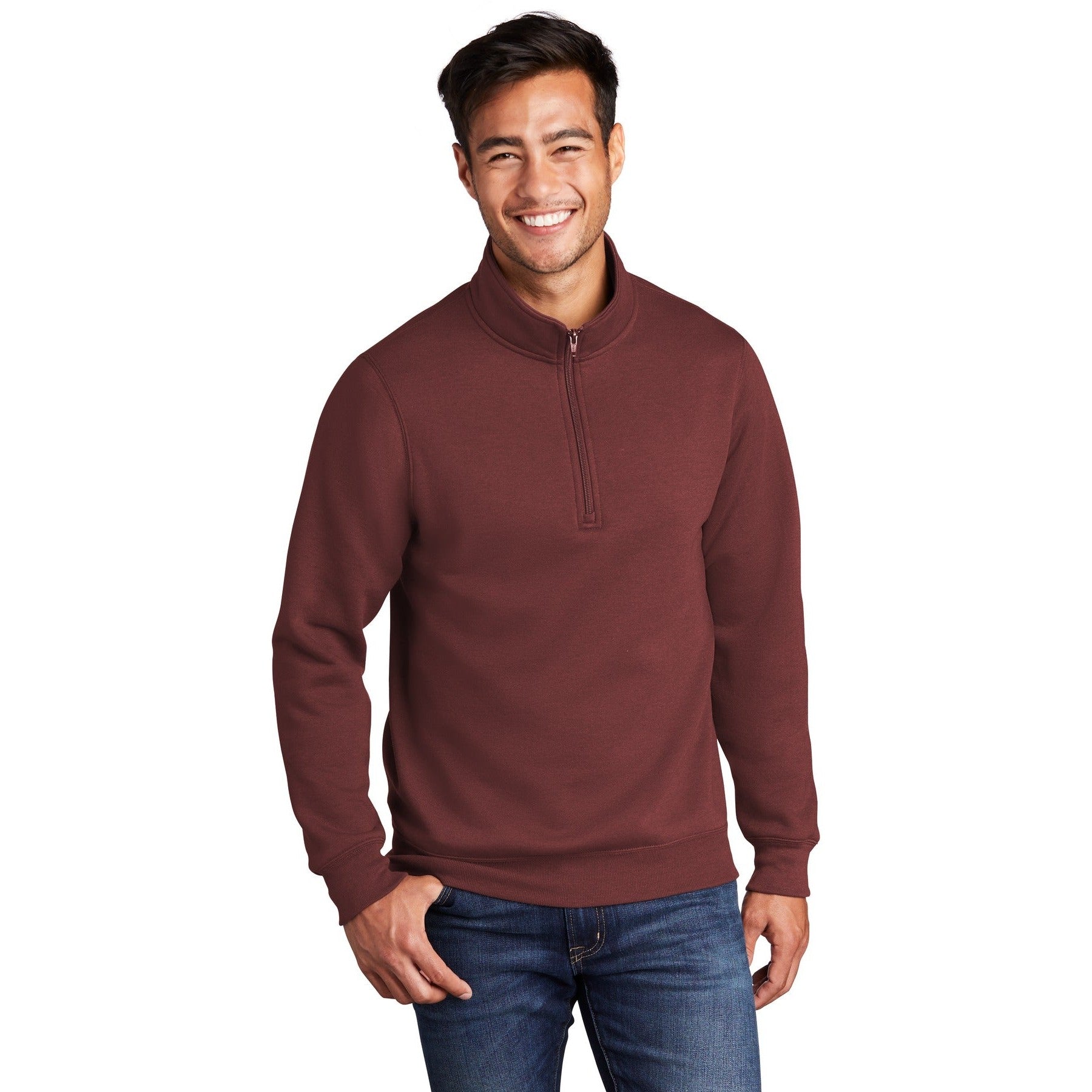 Port & Company-Port & Company ® Core Fleece 1/4-Zip Pullover Sweatshirt PC78Q-MedTech-8